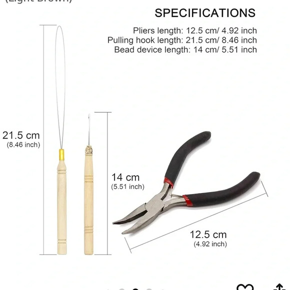 Hair Feather Extension Kit - Includes Feathers, Tools, and Accessories - Picture 4 of 16